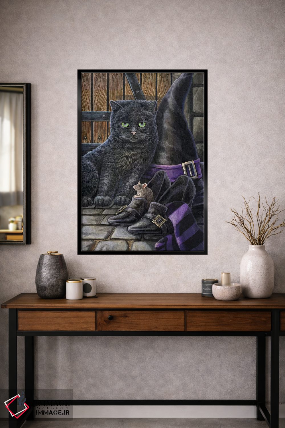 تابلو دکوراتیو "دردسر و جیک جیک" اثر لیزا پارکر - D1B