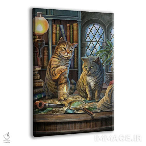 تابلو دکوراتیو "پورلاک هولمز " اثر لیزا پارکر - نمای پرسپکتیو محصول