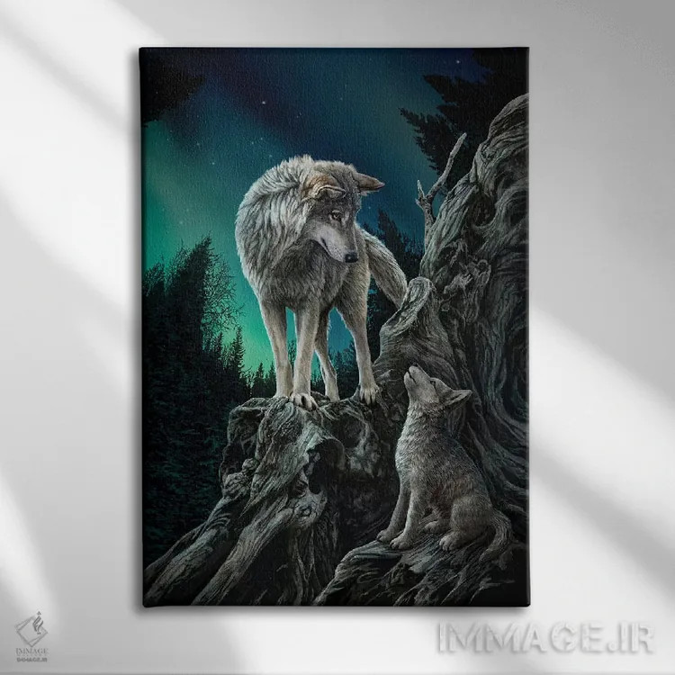 تابلو دکوراتیو "هدایت" اثر لیزا پارکر - نمای روبهرو روی دیوار