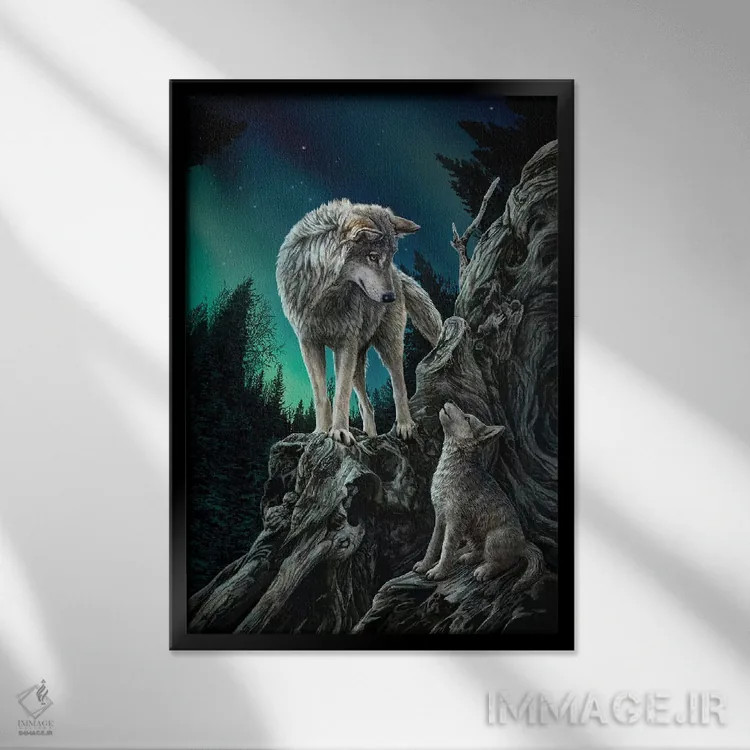 تابلو دکوراتیو "هدایت" اثر لیزا پارکر - نمای قابدار مشکی