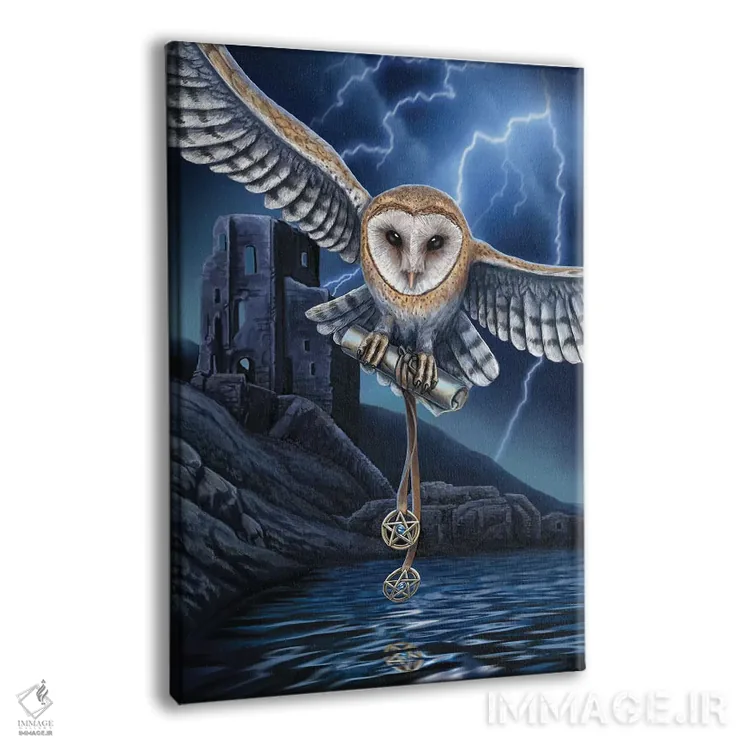 تابلو دکوراتیو "دل طوفان" اثر لیزا پارکر - نمای پرسپکتیو محصول