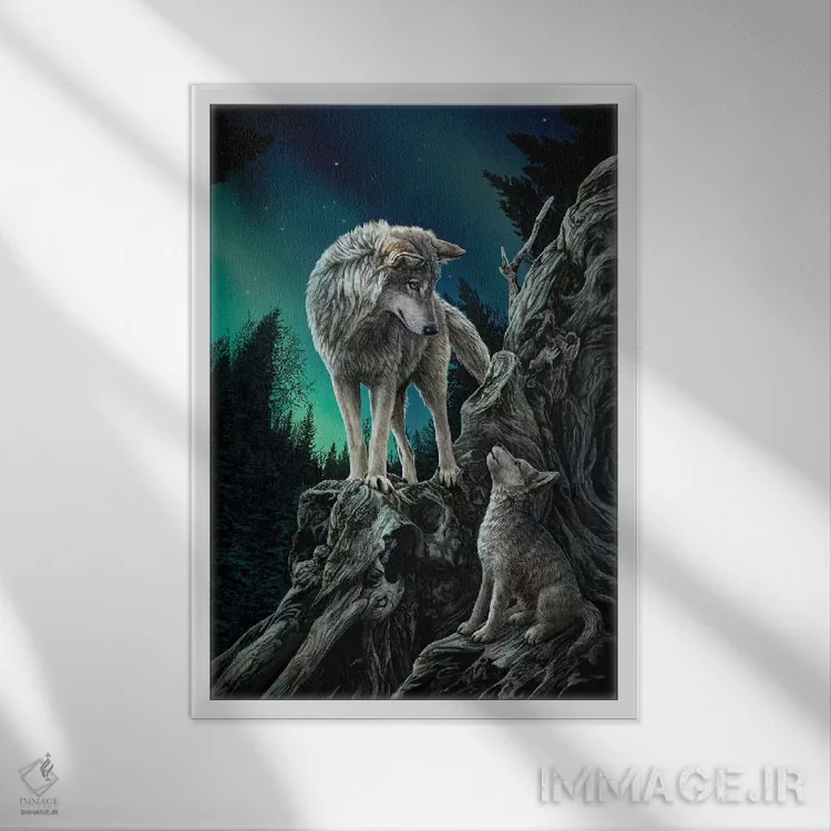 تابلو دکوراتیو "هدایت" اثر لیزا پارکر - نمای قابدار سفید