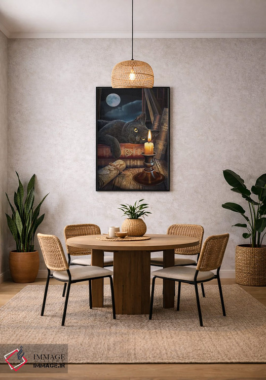 تابلو دکوراتیو "ساعت جادوگری" اثر لیزا پارکر - D5B