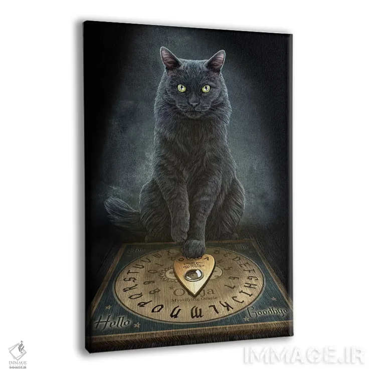 تابلو دکوراتیو "صدای اربابش" اثر لیزا پارکر - نمای پرسپکتیو محصول