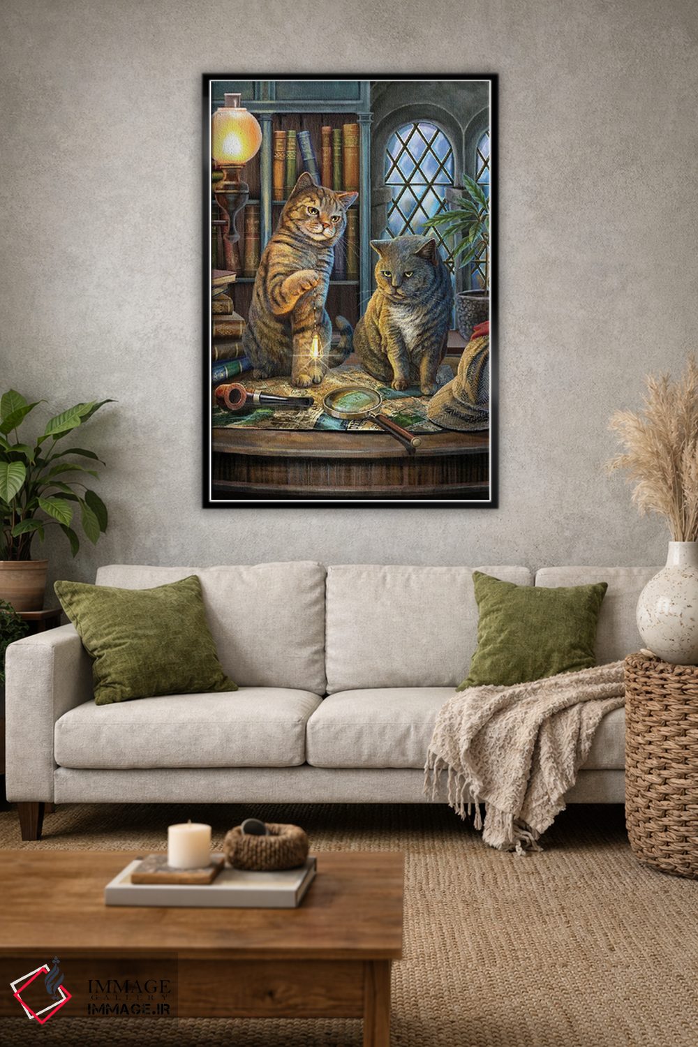 تابلو دکوراتیو "پورلاک هولمز " اثر لیزا پارکر - D1B