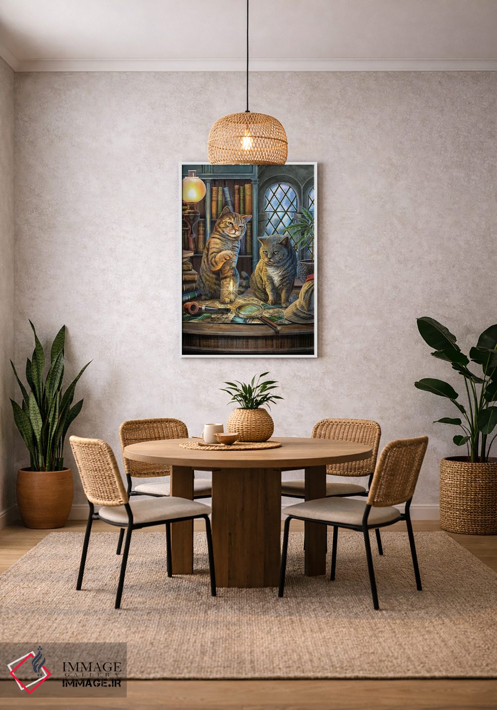 تابلو دکوراتیو "پورلاک هولمز " اثر لیزا پارکر - D2W