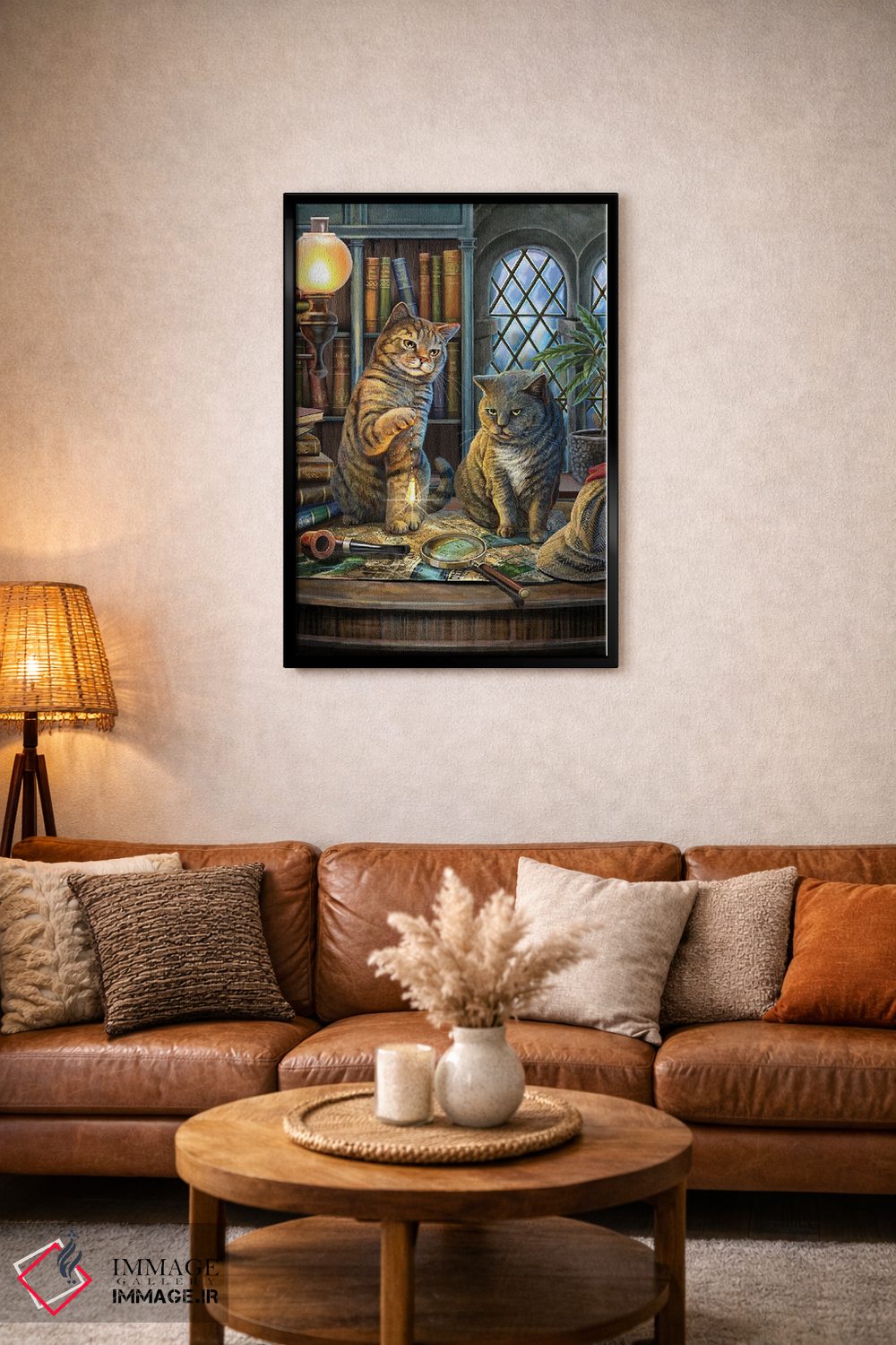 تابلو دکوراتیو "پورلاک هولمز " اثر لیزا پارکر - D4B