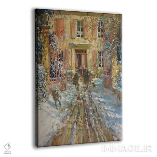 تابلو دکوراتیو "زمستان در پروانس" اثر لوران پارسلیه - نمای پرسپکتیو محصول