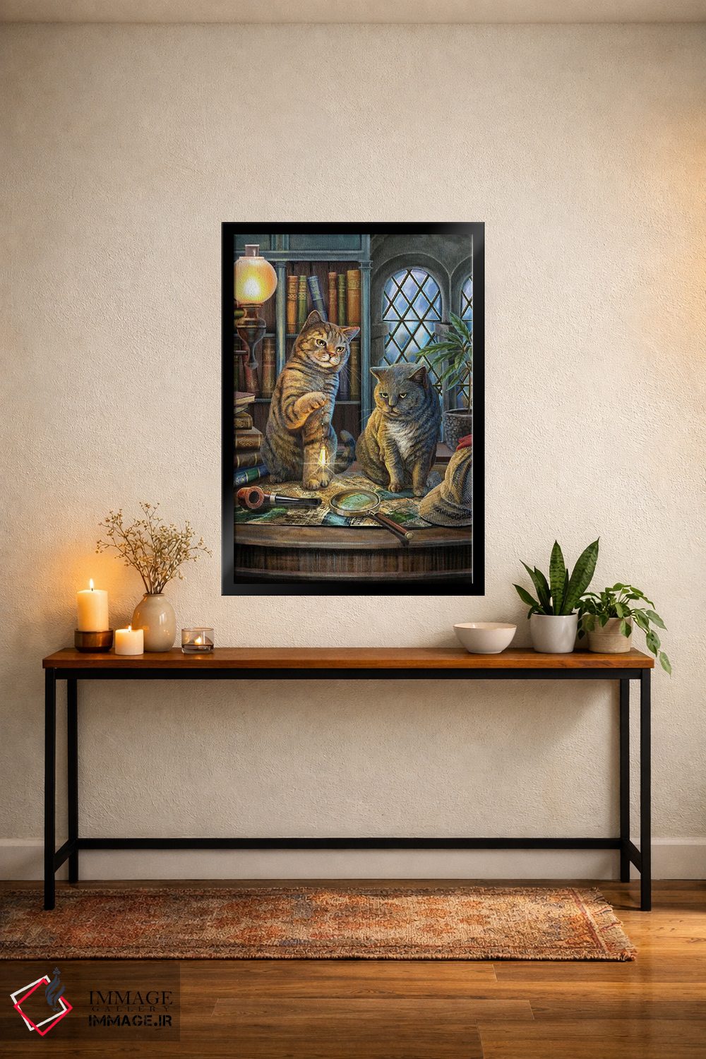 تابلو دکوراتیو "پورلاک هولمز " اثر لیزا پارکر - D5B