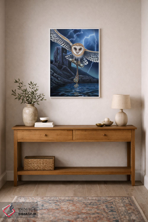 تابلو دکوراتیو "دل طوفان" اثر لیزا پارکر - D1W