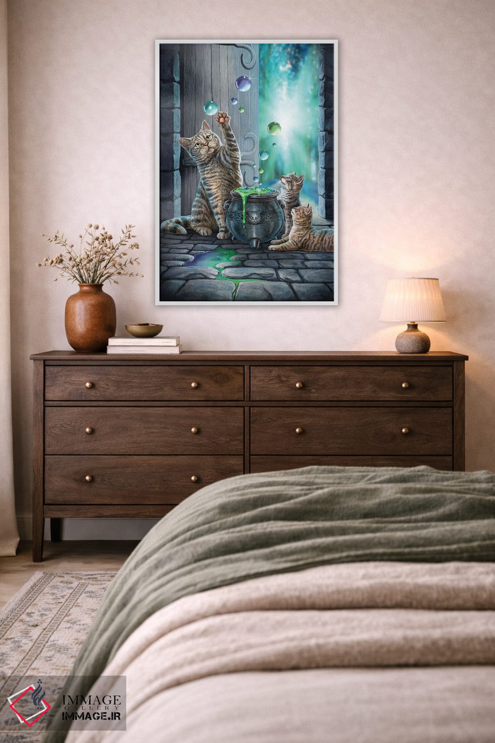 تابلو دکوراتیو "هابل بابل " اثر لیزا پارکر - D2W