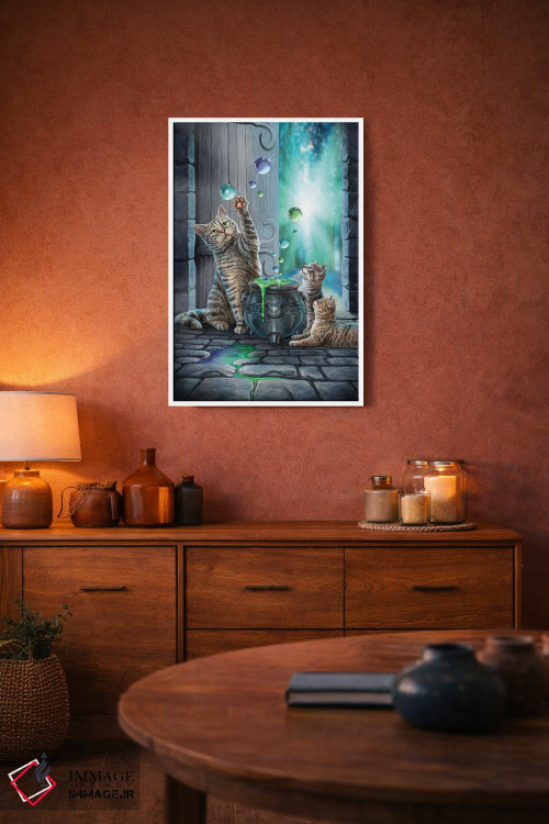 تابلو دکوراتیو "هابل بابل " اثر لیزا پارکر - D3W