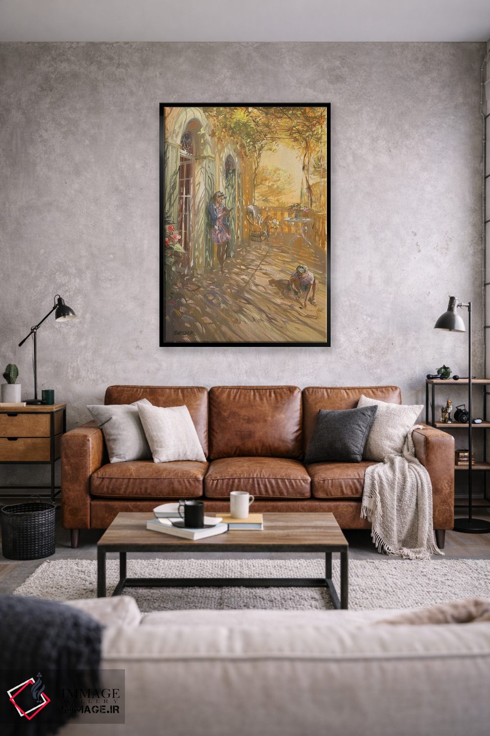 تابلو دکوراتیو "سایه ها و نورها" اثر لوران پارسلیه - D1B