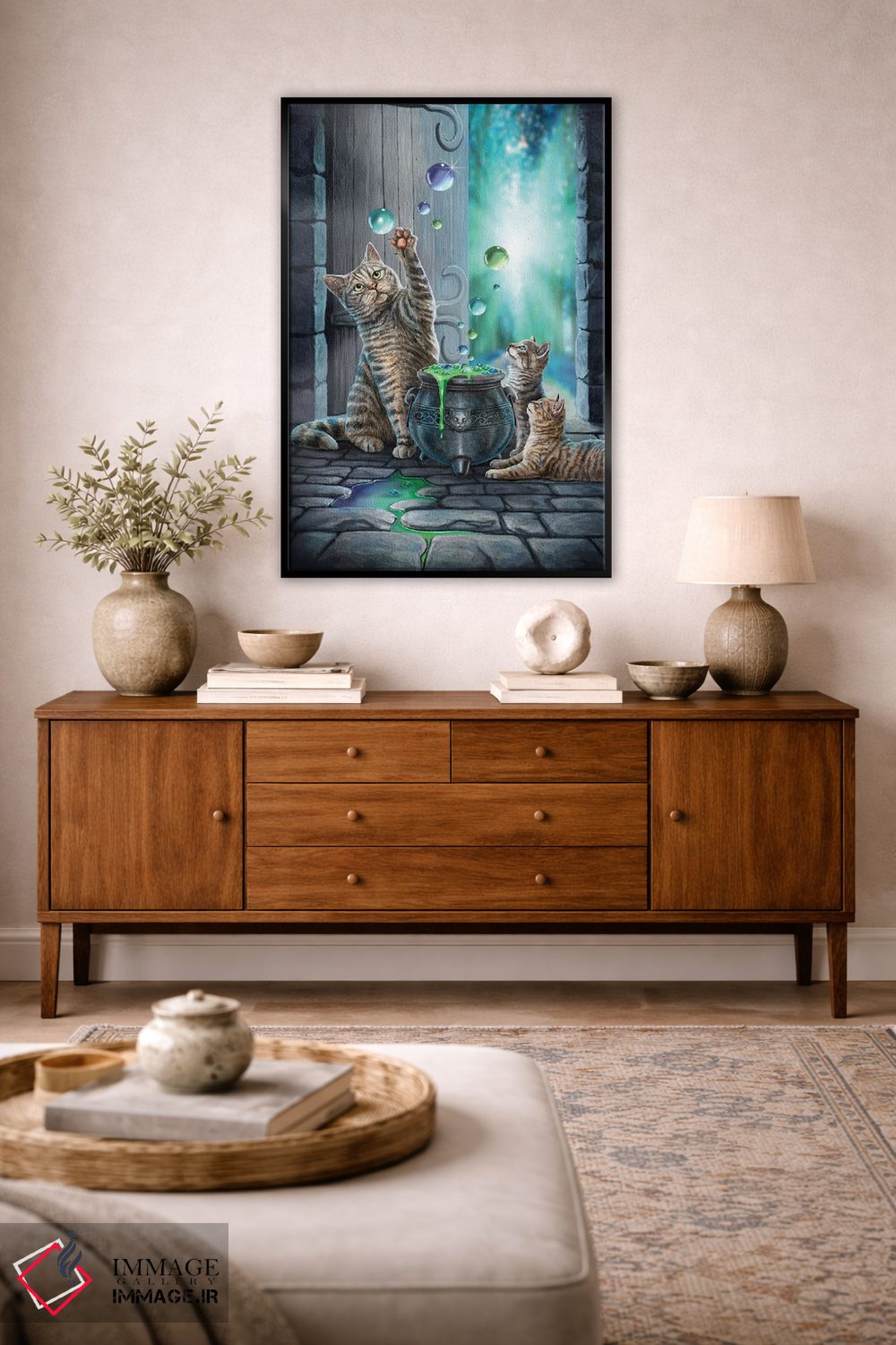 تابلو دکوراتیو "هابل بابل " اثر لیزا پارکر - D4B