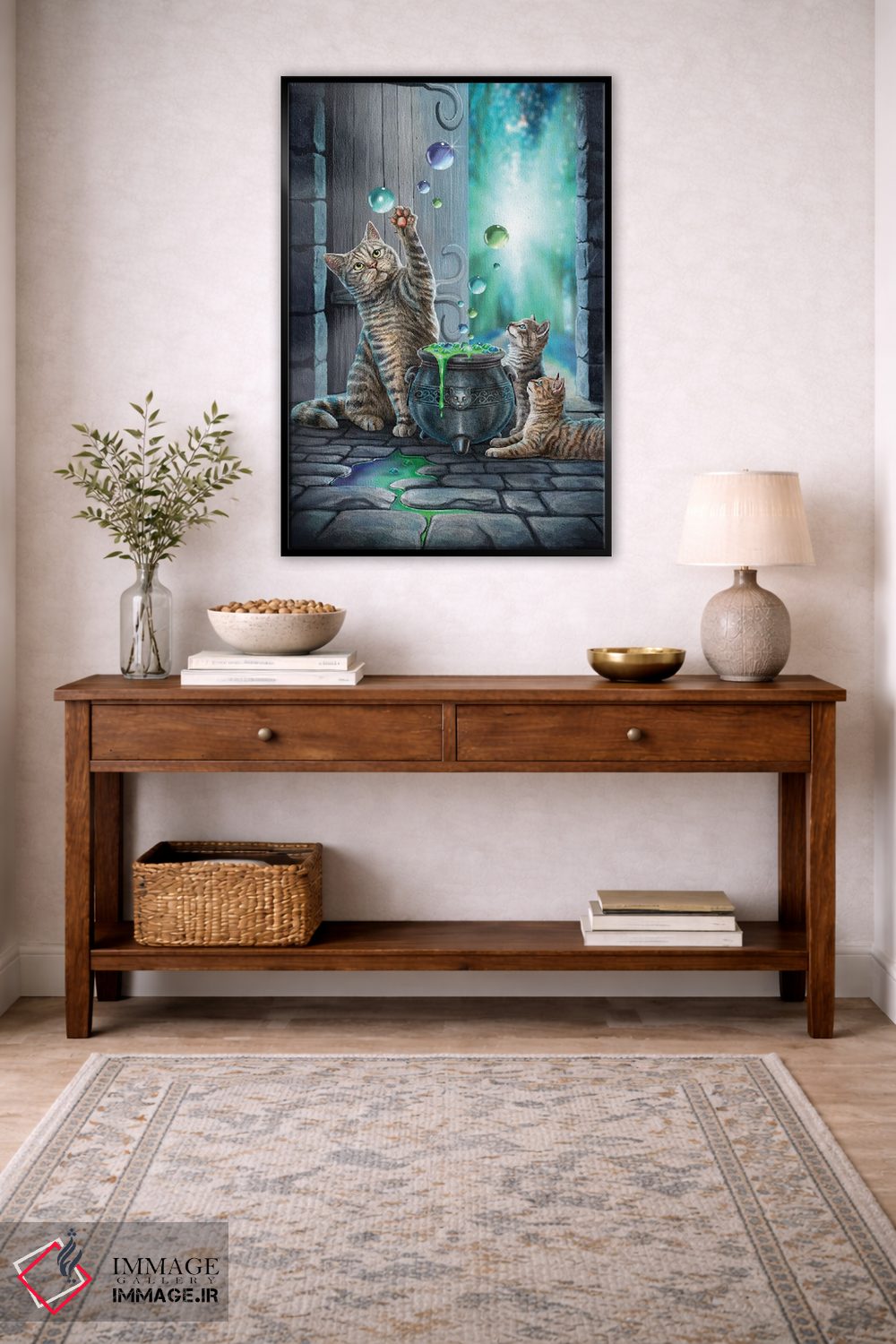 تابلو دکوراتیو "هابل بابل " اثر لیزا پارکر - D5B