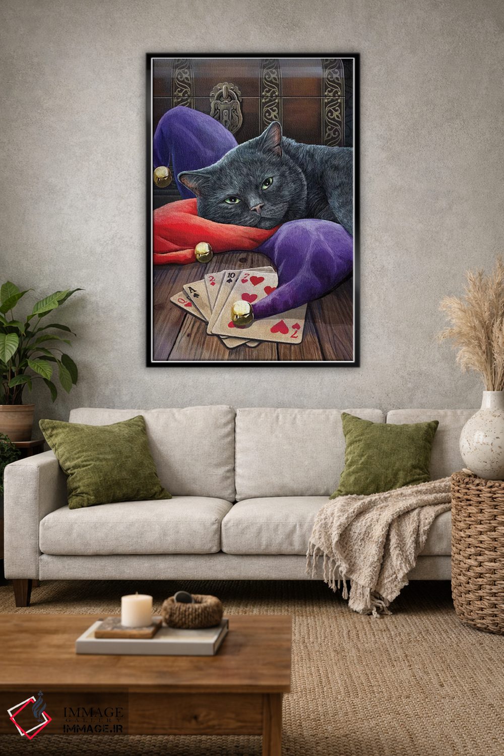 تابلو دکوراتیو "دلقک" اثر لیزا پارکر - D1B