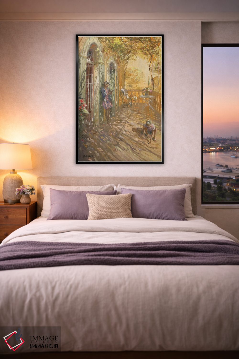 تابلو دکوراتیو "سایه ها و نورها" اثر لوران پارسلیه - D3B