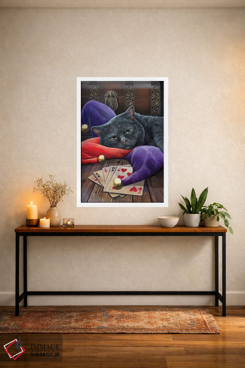 تابلو دکوراتیو "دلقک" اثر لیزا پارکر - D3W