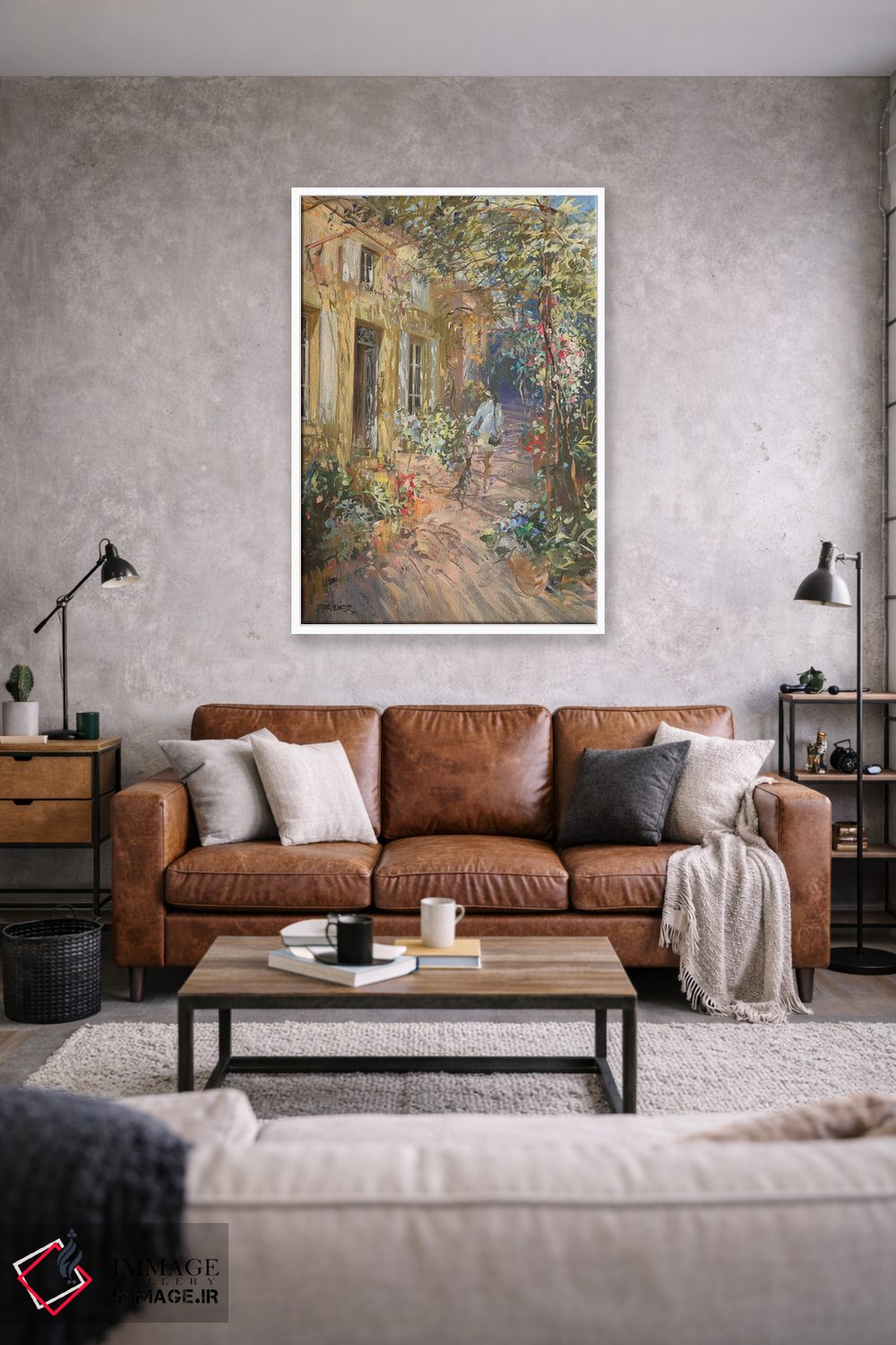 تابلو دکوراتیو "سایبان گل" اثر لوران پارسلیه - D1W