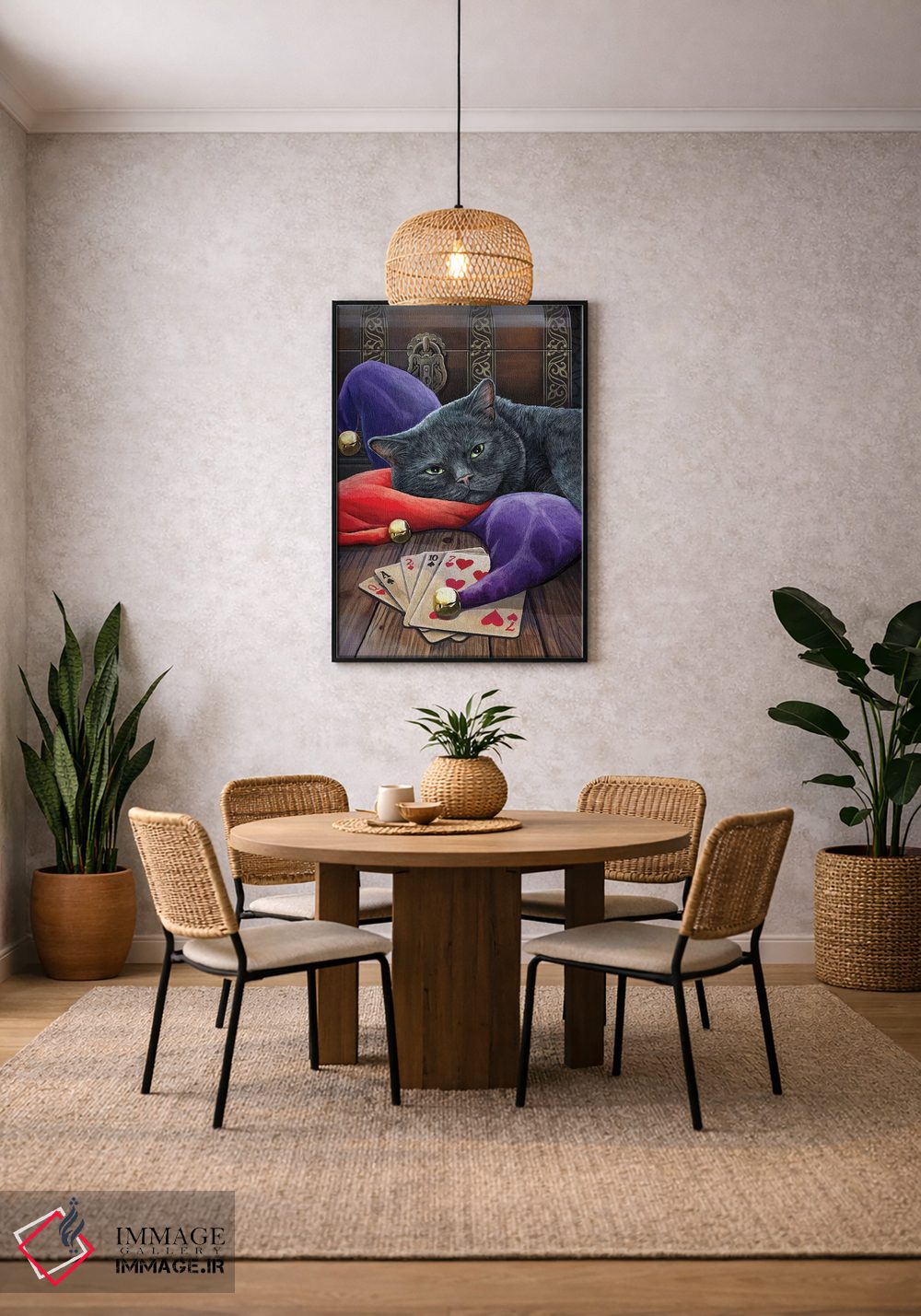 تابلو دکوراتیو "دلقک" اثر لیزا پارکر - D4B