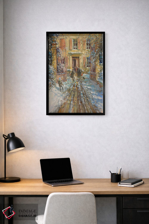 تابلو دکوراتیو "زمستان در پروانس" اثر لوران پارسلیه - D2B