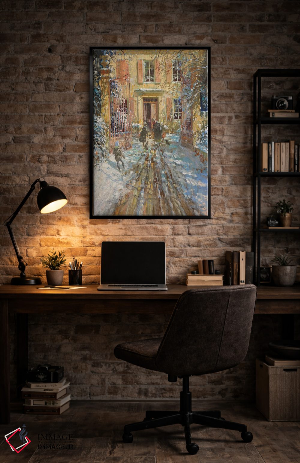 تابلو دکوراتیو "زمستان در پروانس" اثر لوران پارسلیه - D4B