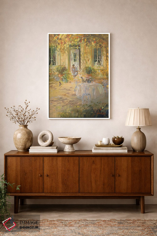تابلو دکوراتیو "منتظر" اثر لوران پارسلیه - D1W