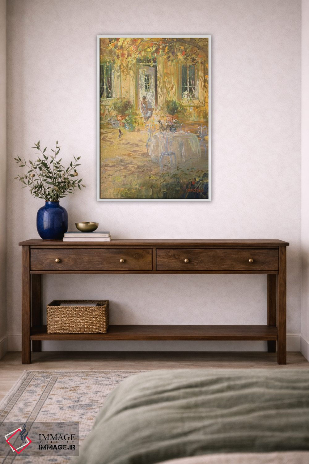 تابلو دکوراتیو "منتظر" اثر لوران پارسلیه - D3W