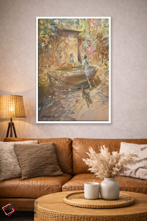 تابلو دکوراتیو "چشمه کوچک" اثر لوران پارسلیه - D4W