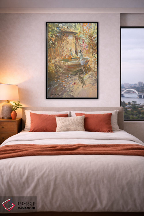 تابلو دکوراتیو "چشمه کوچک" اثر لوران پارسلیه - D6B