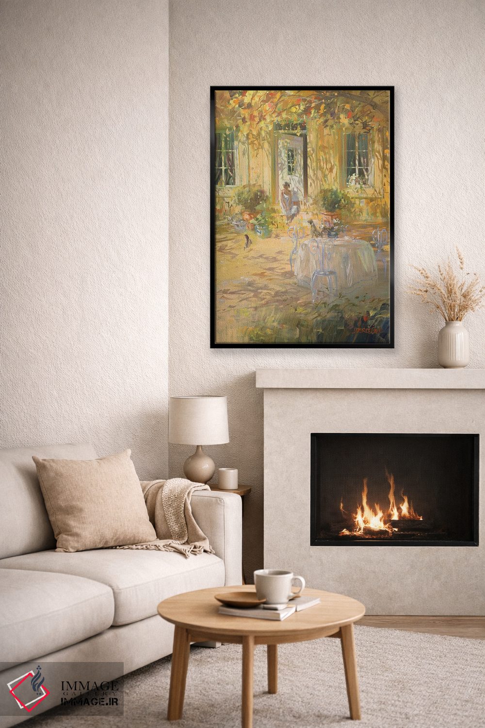 تابلو دکوراتیو "منتظر" اثر لوران پارسلیه - D6B