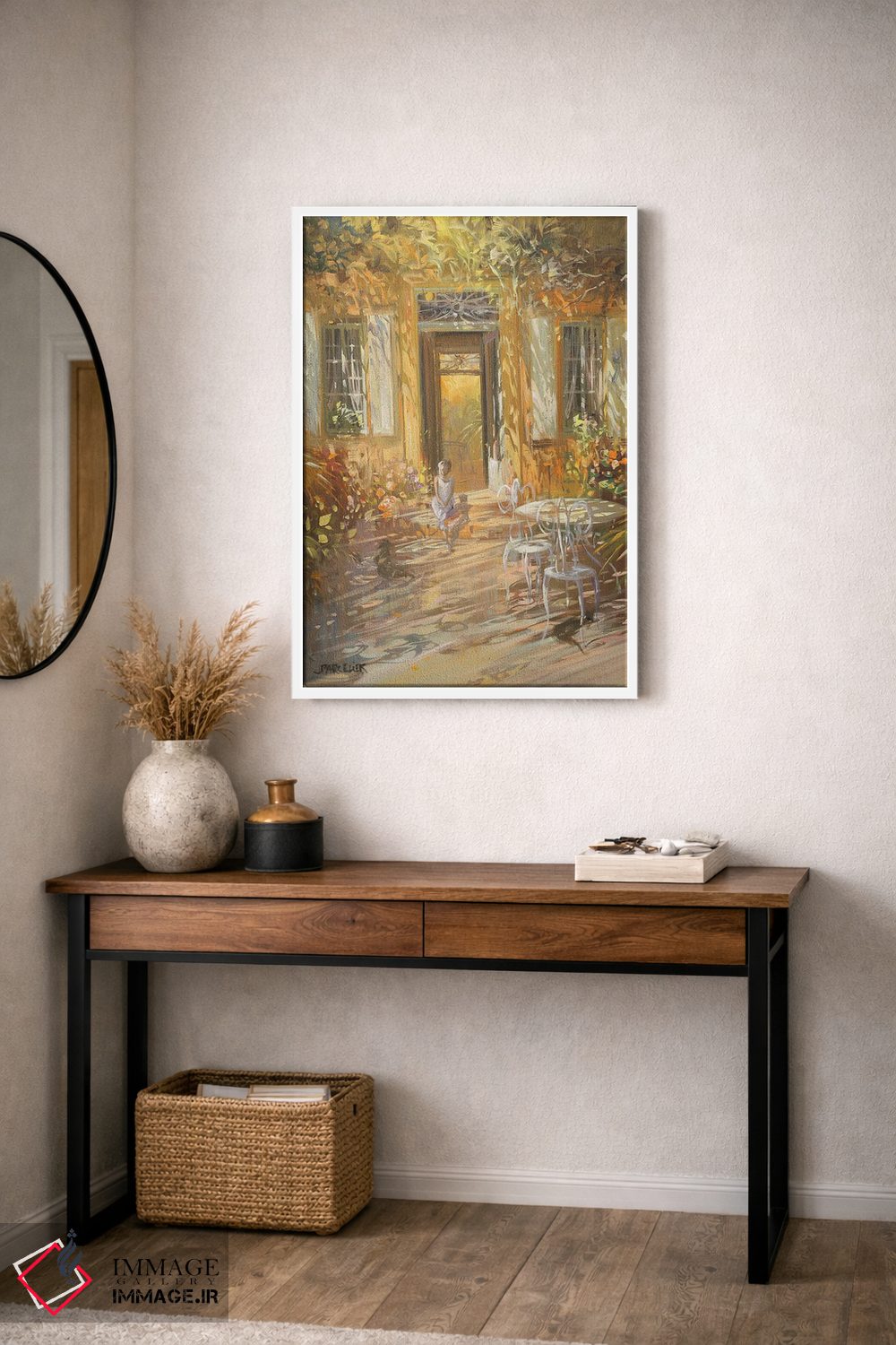 تابلو دکوراتیو "جلوی ورودی" اثر لوران پارسلیه - D3W