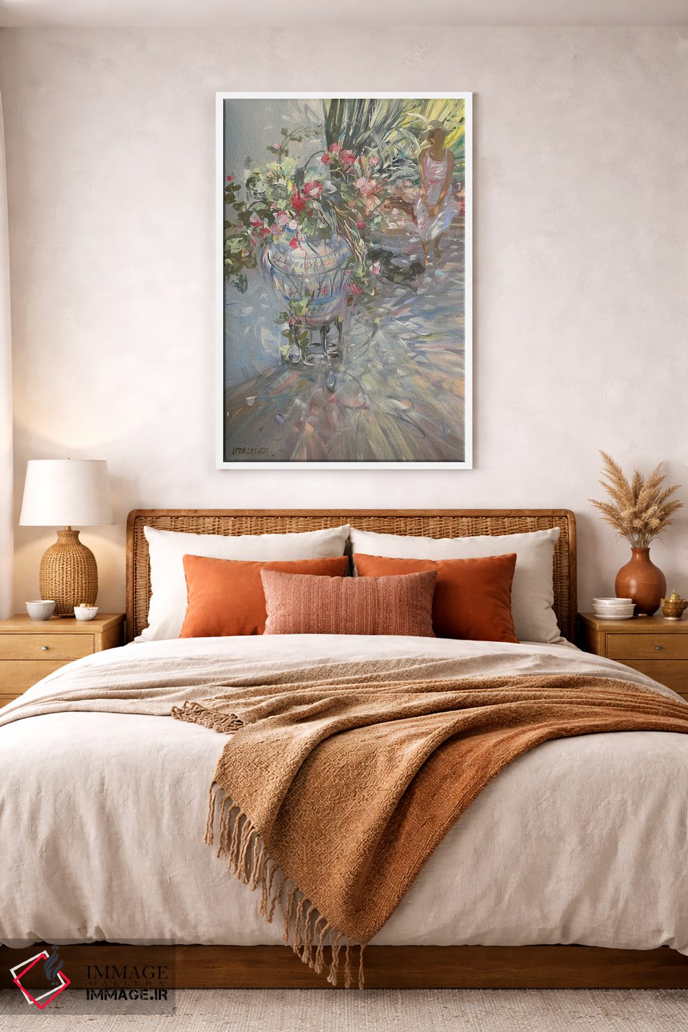 تابلو دکوراتیو "در باغ" اثر لوران پارسلیه - D3W