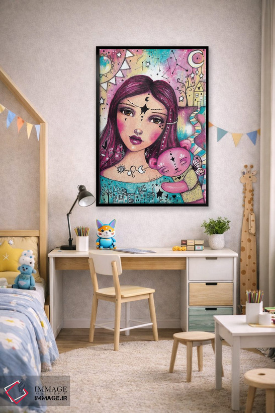 تابلو دکوراتیو دوست داشتنی اثر تامارا لاپورت - D2B