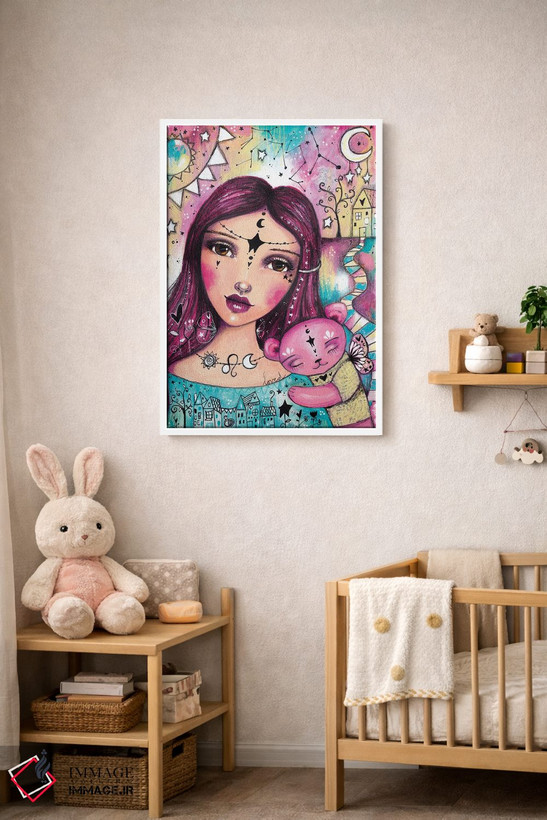تابلو دکوراتیو دوست داشتنی اثر تامارا لاپورت - D3W
