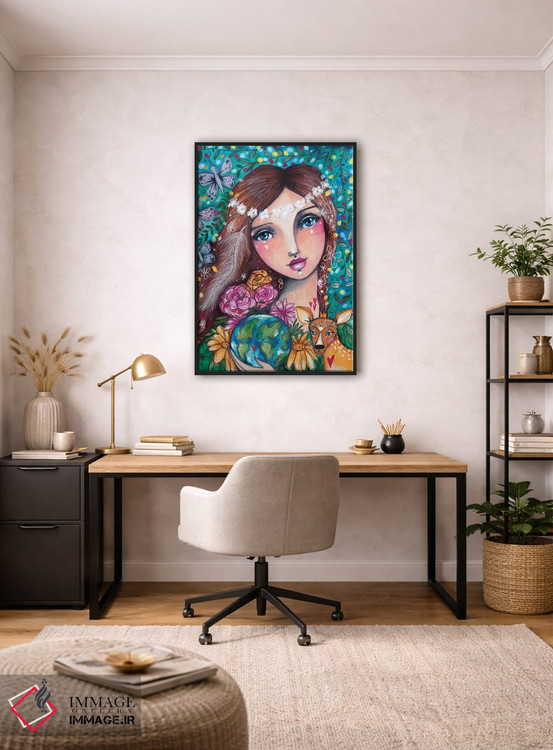 تابلو دکوراتیو مادر طبیعت اثر تامارا لاپورت - D5B