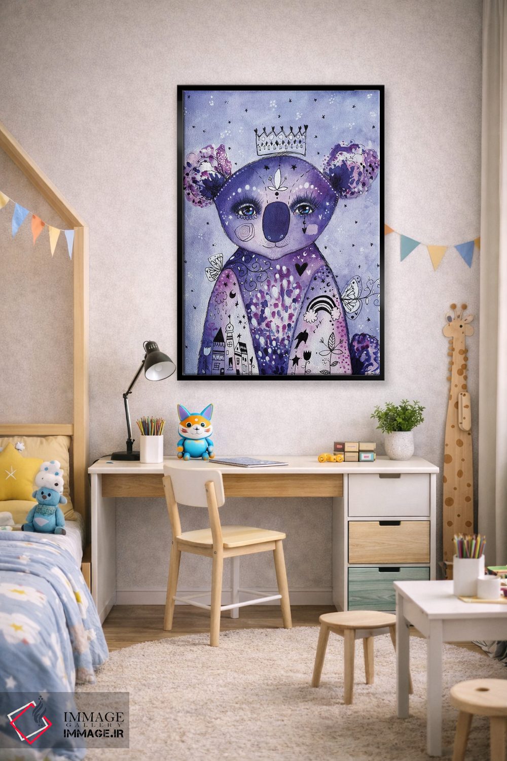 تابلو دکوراتیو کوالای عجیب اثر تامارا لاپورت - D2B