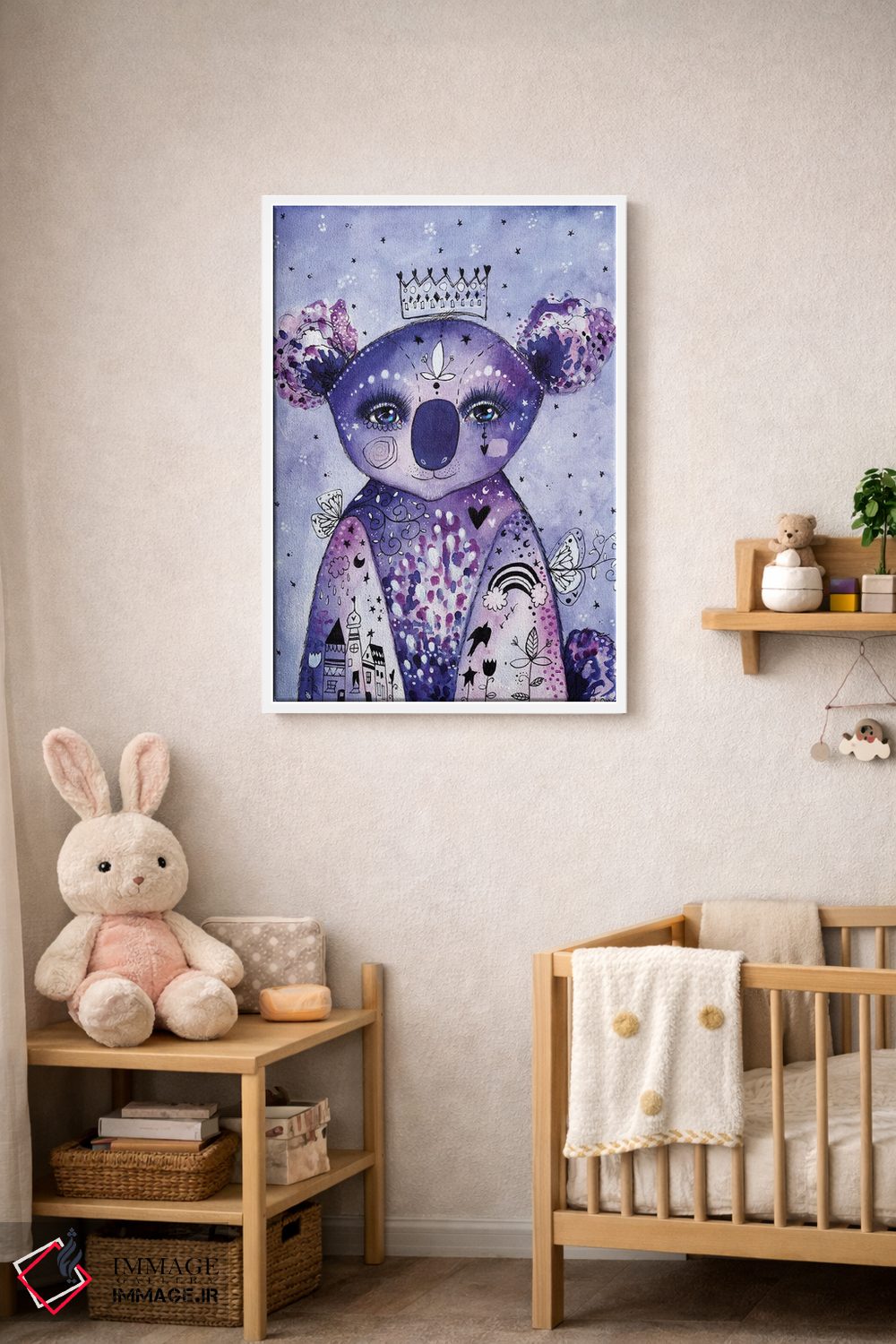 تابلو دکوراتیو کوالای عجیب اثر تامارا لاپورت - D3W