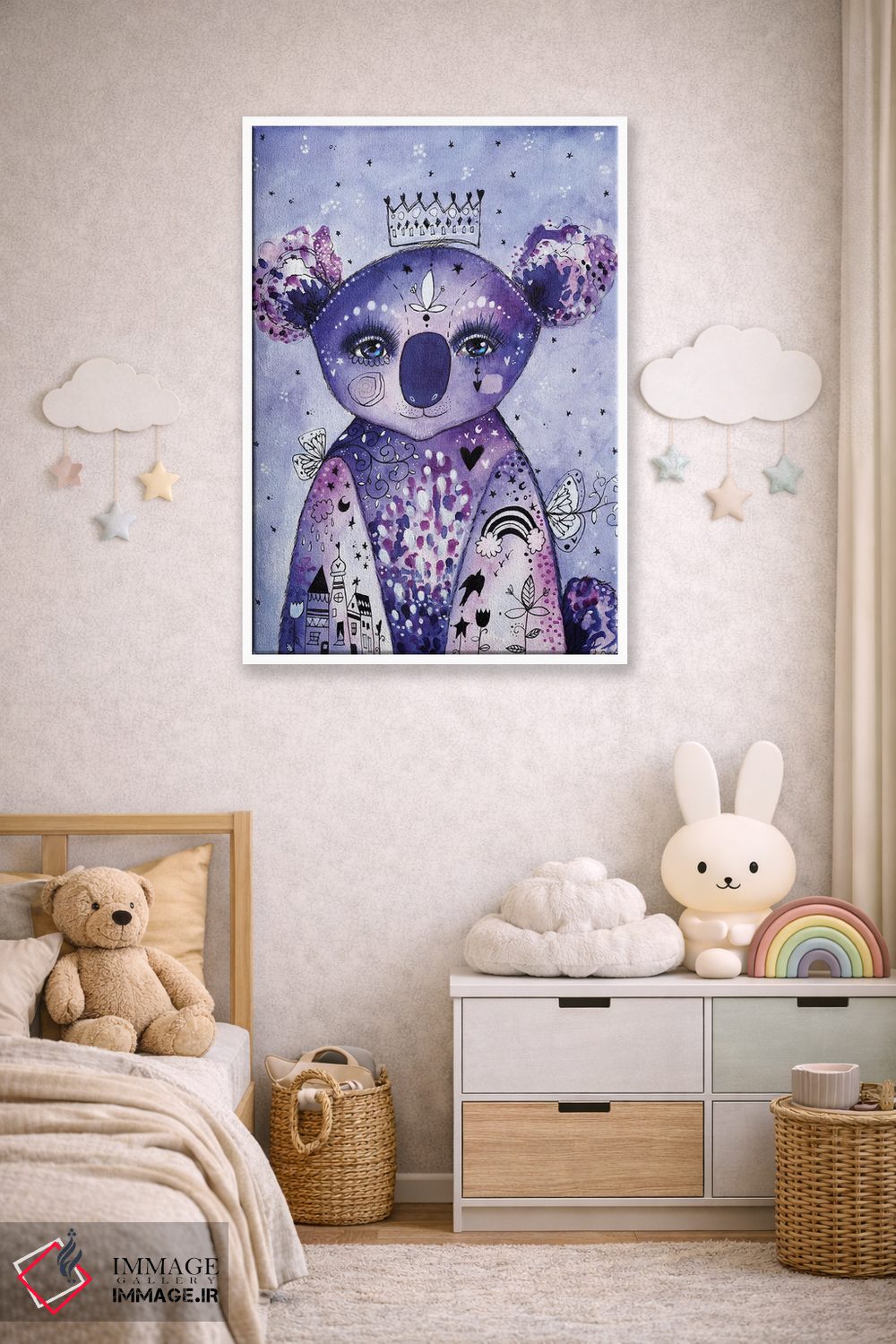 تابلو دکوراتیو کوالای عجیب اثر تامارا لاپورت - D4W