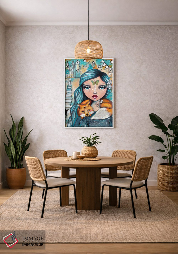 تابلو دکوراتیو نزدیک بمان اثر تامارا لاپورت - D3W