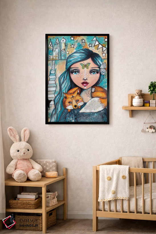 تابلو دکوراتیو نزدیک بمان اثر تامارا لاپورت - D5B