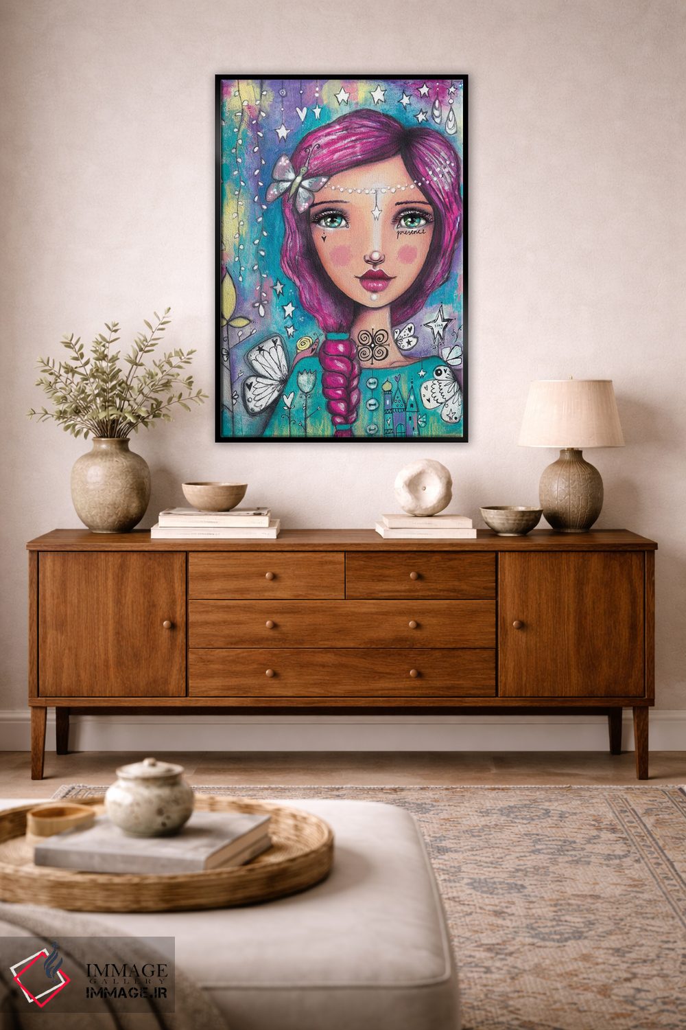 تابلو دکوراتیو رسیدگی به رویاها اثر تامارا لاپورت - D6B