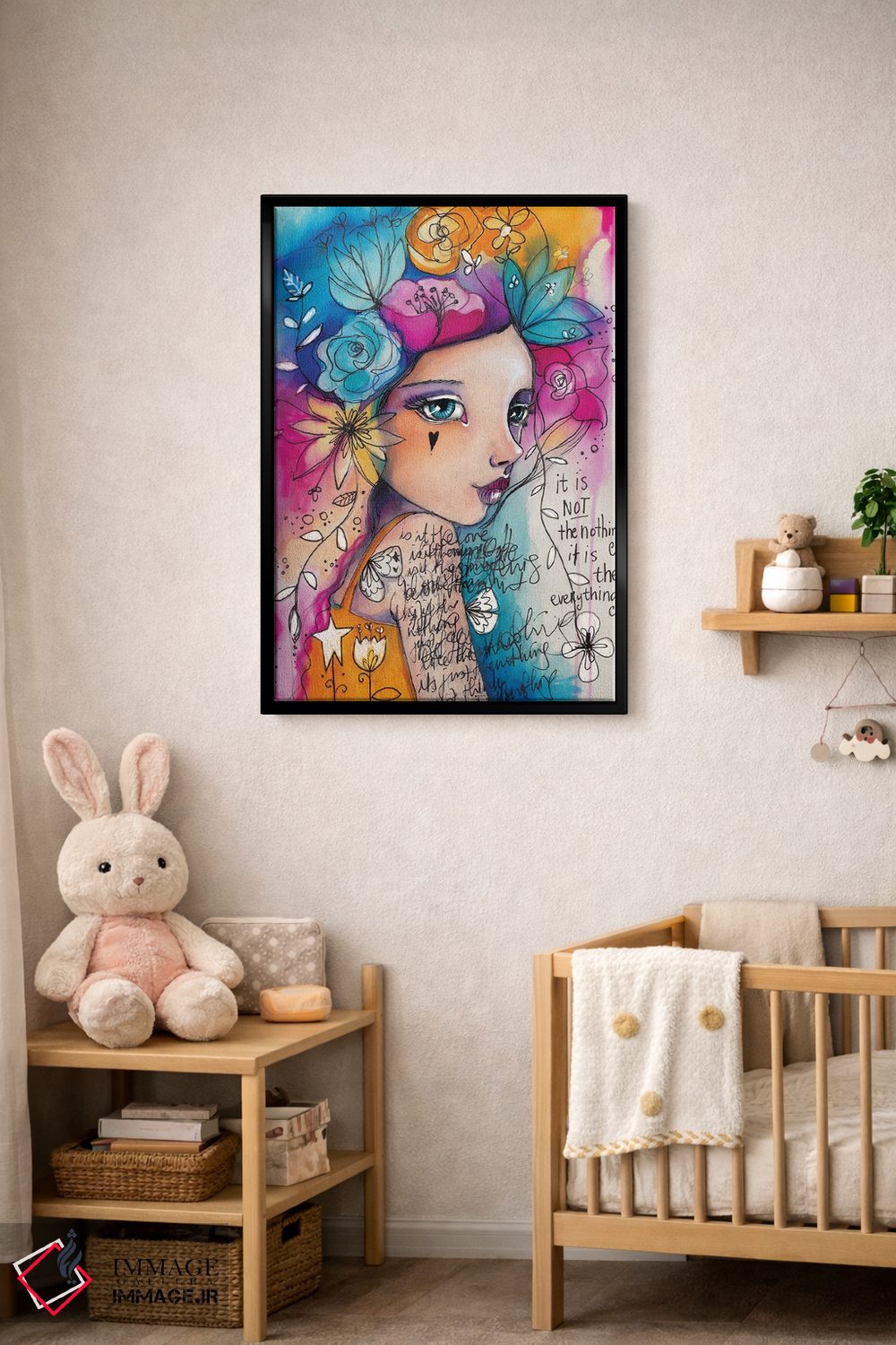 تابلو دکوراتیو همه چیز اثر تامارا لاپورت - D5B