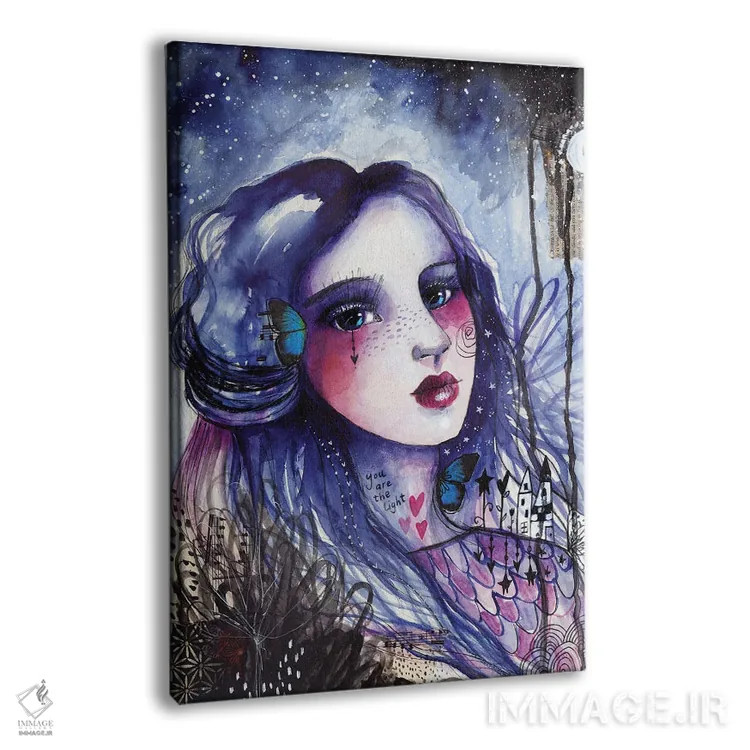 تابلو دکوراتیو تو نوری اثر تامارا لاپورت - نمای پرسپکتیو محصول