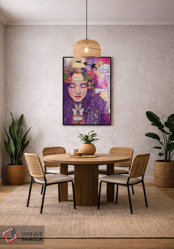 تابلو دکوراتیو به نور اعتماد کن اثر تامارا لاپورت - D4B