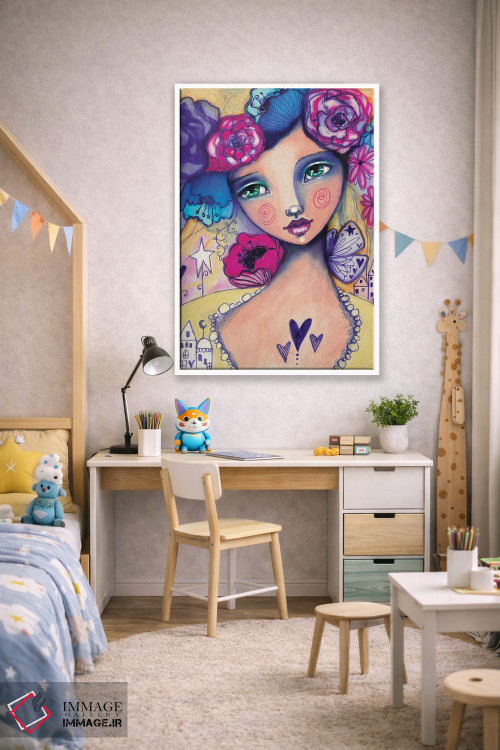 تابلو دکوراتیو زویی دشانل اثر تامارا لاپورت - D1W