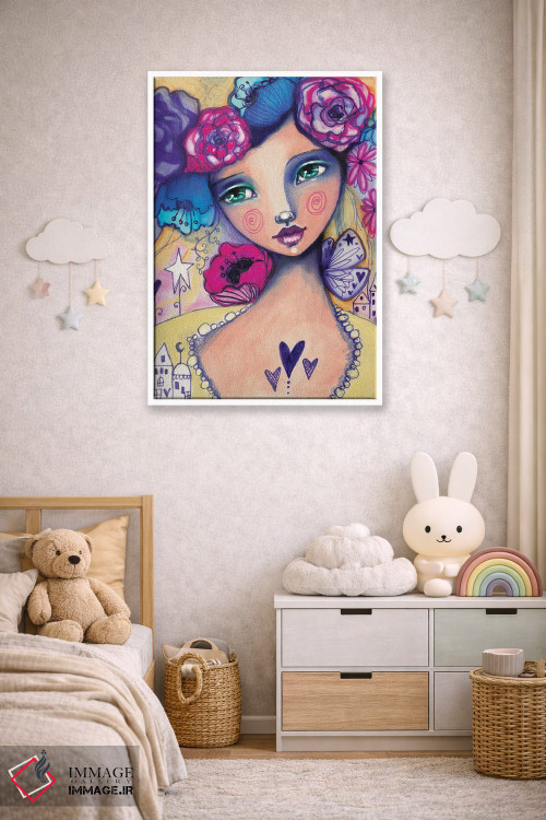 تابلو دکوراتیو زویی دشانل اثر تامارا لاپورت - D4W