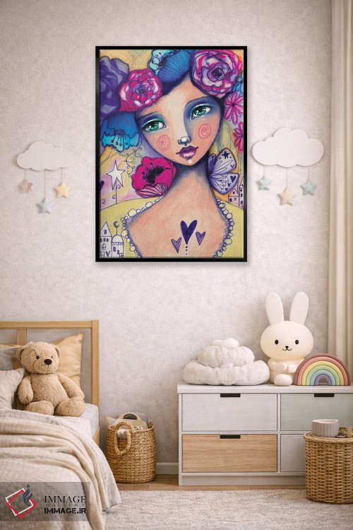 تابلو دکوراتیو زویی دشانل اثر تامارا لاپورت - D5B