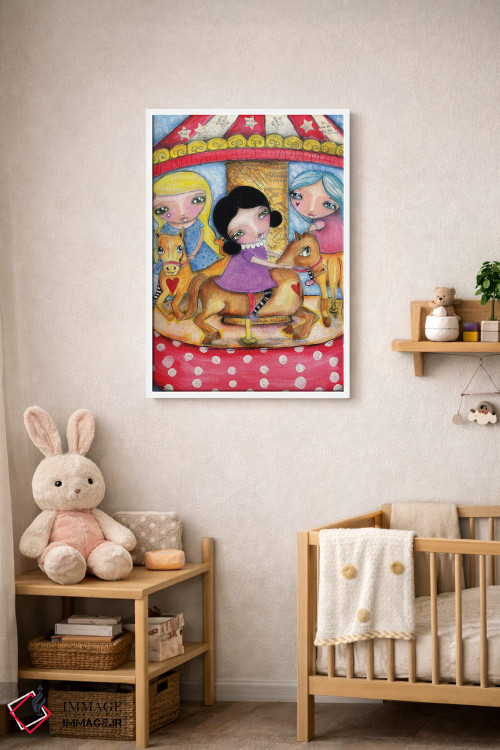 تابلو دکوراتیو چرخ و فلک اثر تامارا لاپورت - D2W