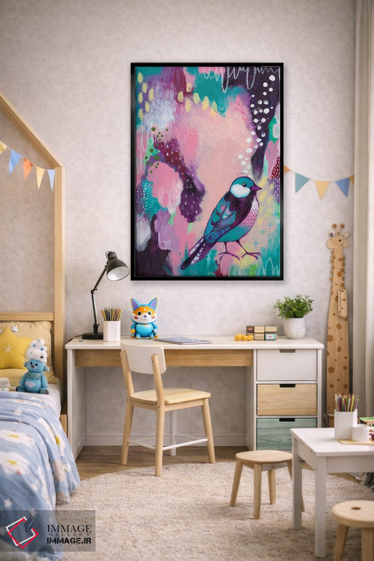 تابلو انتزاعی صورت فلکی اثر تامارا لاپورت - D2B